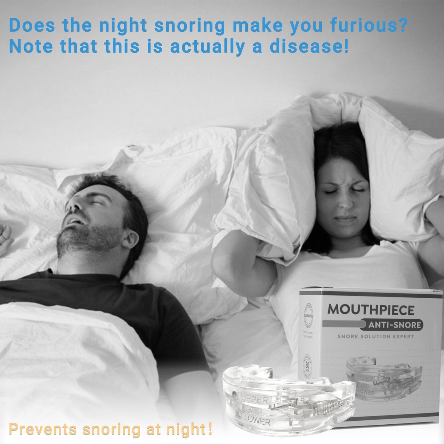 Beguz™ 3-in-1 Sleep Solution – Stop Snoring & Enjoy Deep, Peaceful Sleep