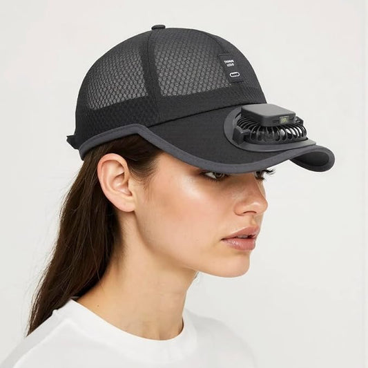 Cooling Fan Hat – Stay Cool Anywhere | Free Shipping